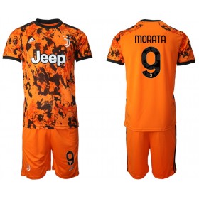 Jalkapallo Pelipaidat Juventus Morata 9 Lasten 3 Paita 2020-2021 Lyhythihainen